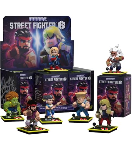 ストリートファイター1/6スケール　３体セット フィギュア Amazon.com: Mighty Jaxx Arcade: Capcom Street Fighter Series